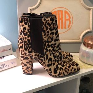 Sam Edelman case Chelsea leopard bootie